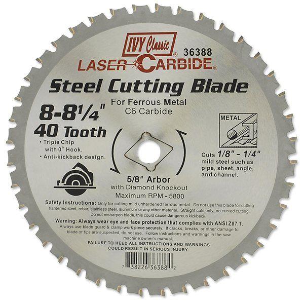 Ivy Classic Steel Cutting Carbide Blade 5/8